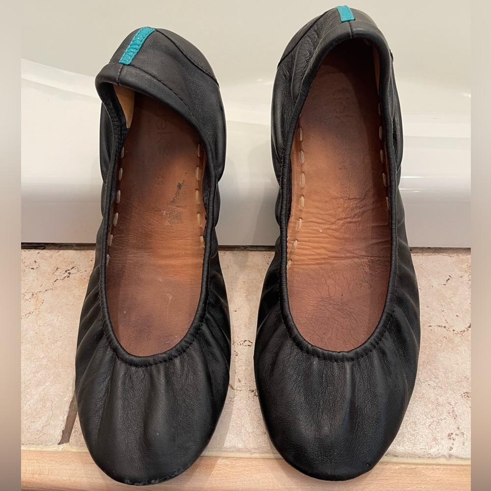 Tieks Matte Black Ballet Shoes